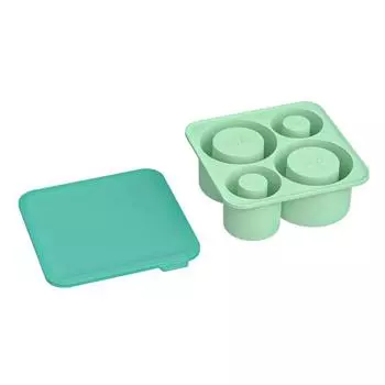 Стакан для кубиков льда на 20/30/40 унций с крышкой, без 4 полостей BPA, с летней чашкой для холодильника зелёный