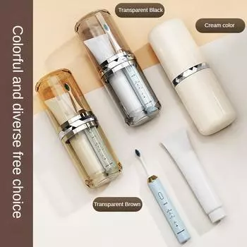 Стакан для ополаскивания полости рта для путешествий, портативный, для кемпинга, большой емкости, прочный, для пар, для домашнего использования, электрическая зубная щетка, стакан для хранения зубной пасты