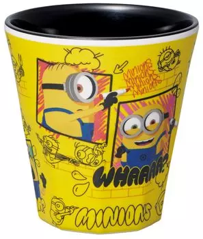 Стакан для скейтборда 270 мл, меламиновая чашка для детей, Неуязвимый Я, Миньон, супер MTB2, Миньоны/Гадкий, Превращение-B