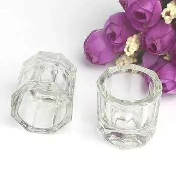 Стакан для смешивания акриловой пудры, жидкий стаканчик для ногтей, миска с крышкой, держатель для стакана, инструменты для ногтей, 1 шт.