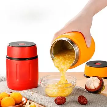 Стакан для тушения, изолированная бочка из нержавеющей стали 316, работники домашнего офиса, тушеная каша, тушеный стакан, тушеный горшок 500ml