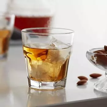 Стакан для виски на Новый год, 9 унций, первоклассная рюмка, толстое дно, подходит для ресторанов, домашних вечеринок и баров