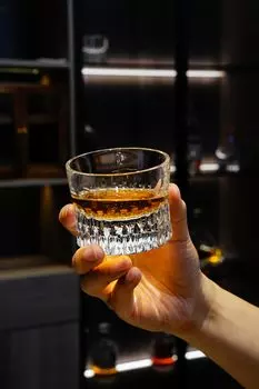 Стакан для виски Рок-стакан Бренди Прозрачное стекло Хрустальное стекло 120 мл