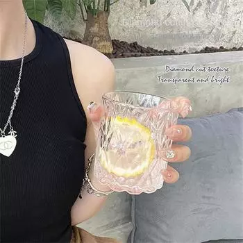 Стакан для виски Whiskey Rocks с роскошной коробкой - 350 мл, 11 унций прозрачный стакан для виски для , коктейльных напитков, уникальных подарков для 301-400ml