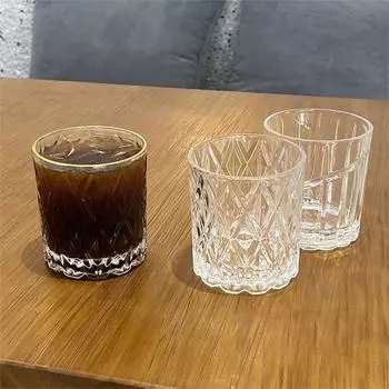 Стакан для виски Whiskey Rocks с роскошной коробкой - 350 мл, 11 унций прозрачный стакан для виски для , коктейльных напитков, уникальных подарков для 301-400ml