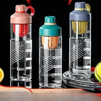 Стакан для воды, переносной для студентов и студентов, большой емкости, пластиковые стаканы, летний спортивный чайник для фитнеса, стакан для воды 550ml розовый