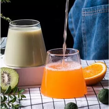 Стакан для воды в форме горы, стеклянная кружка для сока, чая, вина, кружка для кофе