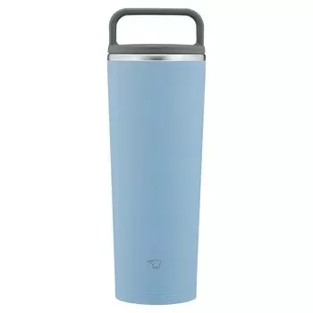 Стакан для воды ZOJIRUSHI с бесшовной ручкой для переноски, интегрированной крышкой с защитой от запотевания и простой в мытье всего 2 предмета Бутылка, Крышка, Стакан, Портативный, Тип, 400 мл,