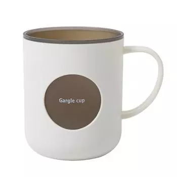 Стакан для зубной щетки, стакан для ванной, небьющиеся многоразовые стаканчики для ополаскивателя рта, стаканчики для питья с ручкой, широкие белый