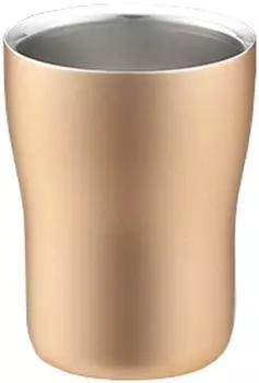 Стакан Elegance из нержавеющей стали с двойной структурой, цвет шампанского, золото 18-8 ELG-002SG