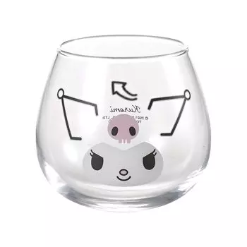 Стакан Kaneshotouki Sanrio Swaying Tumbler 320 мл Face Сделано в Японии 501135 Kuromi