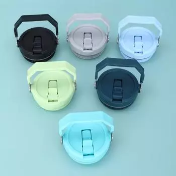 Стакан на 30 унций со сменной крышкой и откидной трубочкой, пылезащитной пробкой, резиновым кольцом, защищающим от проливания, трубочкой 30oz светло-синий