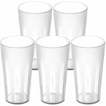 Стакан Nagao King 500 мл, натуральный тритан, сделано в Японии, набор из 5 шт. TR-807N чистый