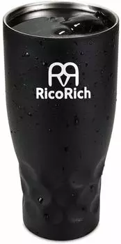 Стакан RicoRich с вакуумной изоляцией и крышкой из нержавеющей стали, двойная структура, 900 мл, черный (РРВБ11-БК) чёрный