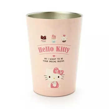 Стакан Sanrio из нержавеющей стали 400 мл розовый вакуумный Hello Kitty Hello Kitty Персонаж 125121 SANRIO