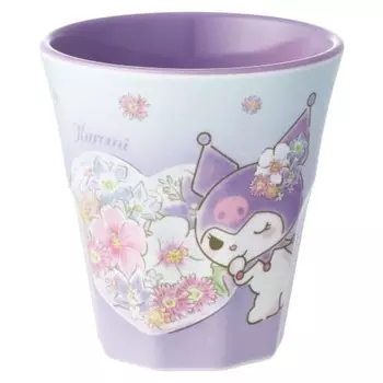 Стакан Skater 270 мл меламиновая чашка для детей небьющийся Kuromi Flower Sanrio MTB2-A