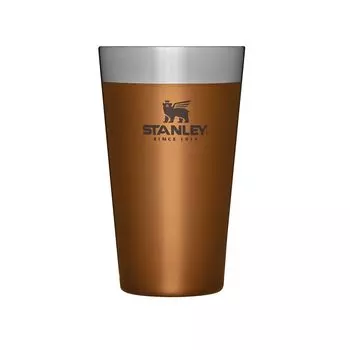 Стакан STANLEY с холодной изоляцией, вакуумный, пинта 0,47 л 10-02282-378 (Коричневый/FF)