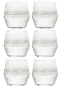 Стакан Toyo Sasaki Glass Fino Tumbler 385 мл Набор из 6 шт. Сделано в Японии Можно мыть в посудомоечной машине Небьющийся стеклянный стакан Пивной бокал Хайбол Бокал для вина