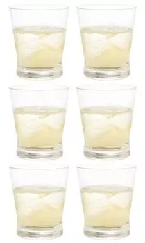 Стакан Toyo Sasaki Glass Fjord 9 унций, 275 мл, набор из 6 шт. Сделано в Японии, можно мыть в посудомоечной машине, отмечено наградой за хороший дизайн, стеклянная чашка, стакан для кофе, стакан для сока