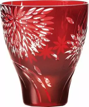 Стакан Toyo Sasaki Kiriko, стеклянный стакан Kiku, 390 мл, стеклянный стакан Shochu, стакан Highball, подарок, подарок, подарок, уважение к пожилым людям, день рождения