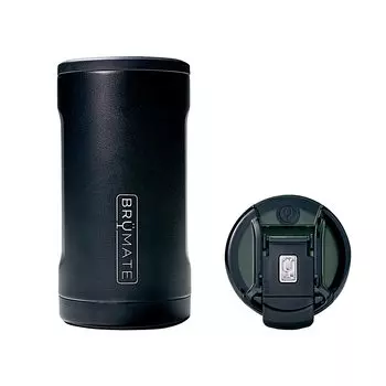 Стакан Trio с вакуумной изоляцией и крышкой. Черный стакан, который может сохранять банки объемом 350 мл и 500 мл холодными и горячими. Конструкция из нержавеющей стали с вакуумной изоляцией сохраняет