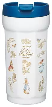 Стакан восьмиугольный из нержавеющей стали Skater с крышкой 350 мл с вакуумной изоляцией и замком-клапаном Peter Rabbit для теплого/холодного режима SMVO4-A