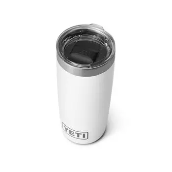 Стакан YETI Rambler 10 унций из нержавеющей стали с вакуумной изоляцией и крышкой MagSlider (белый) белый