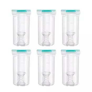 Стаканчики для хранения краски с крышками Герметичные контейнеры Пластиковый набор контейнеров для краски Портативный набор сумки для хранения для оставшейся краски A