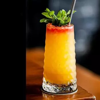 Стаканы для коктейлей, стаканы для коллинза, стаканы для виски, набор из 4 стаканов для сока 320-350ml