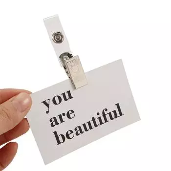 Сталь для держателя удостоверения личности, держателя карты, стационарной катушки, зажимов для шнурка, зажимов для шнурка для ключа и именного бейджа 4-10Pcs