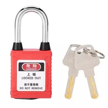 Стальная балка Защитная пыленепроницаемая нейлоновая блокировка навесного замка Tag Out Isolation Lock