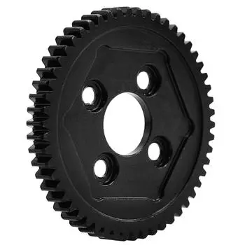 Стальная большая шестерня 54T для пикапа 32DP масштаба 1/10(0,8М) Диаметр 44,6 мм/1,75 дюйма чёрный