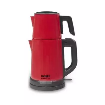 Стальная чайная машина Fantom CY1500, 1800 Вт, красная