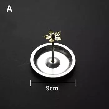 Стальная горелка для благовоний с обратным потоком, держатель, сандаловые спирали, арома-конусы, коптильня
