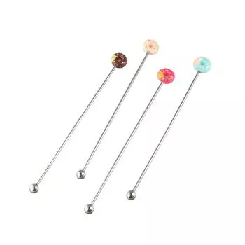 Стальная мешалка для вина, коктейльная мешалка, палочка для смешивания, миксер для напитков, барный инструмент, палочка для коктейлей Pink