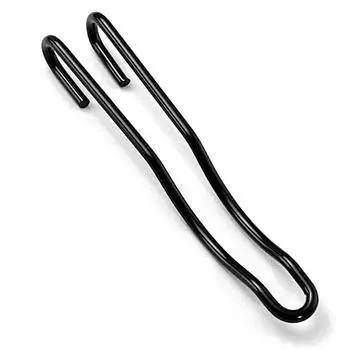 Стальная проволока Зажим для ножа Индивидуальный складной зажим для ножа Карманные аксессуары для ножей своими руками Обновление расходных материалов чёрный