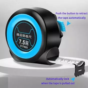Стальная рулетка 3/5/7,5/10 м из нержавеющей стали самоблокирующаяся высокоточная измерительная линейка мини измерительная лента линейка 3m*19mm
