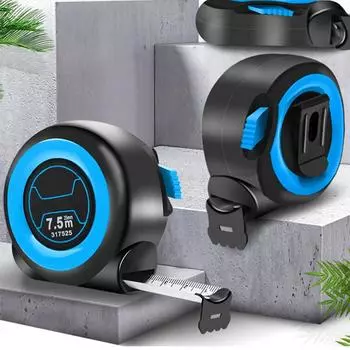 Стальная рулетка 3/5/7,5/10 метров утолщенная самоблокирующаяся прорезиненная линейка инструментов Строительные инструменты Меры измерения CHINA