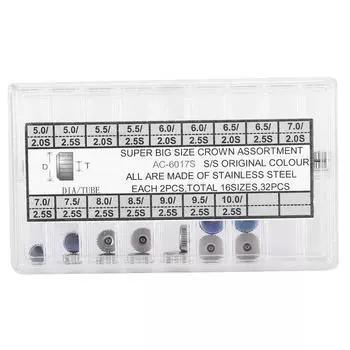 Стальная заводная головка для часов, кнопка хронографа, сменный аксессуар для часов AC?0617С