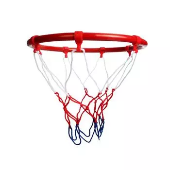 Стальное баскетбольное кольцо для мальчиков и девочек, переносное, устойчивое к погодным условиям, крытое, уличное, детское, настенное, сетка с 8 крепежными винтами