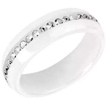 Стальное кольцо Сисси (керамика)