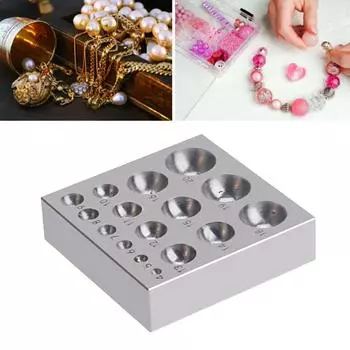 Стальной блок для штамповки квадратный инструмент для изготовления ювелирных изделий стальная текстура ювелирная штамповочная пластина металлобрабатывающий блок для ювелирных изделий 14