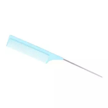 Стальной гребень Pintail для парикмахерских расчесок Rat Tail, прекрасный парикмахерский инструмент для женщин, укладка волос, синий синий