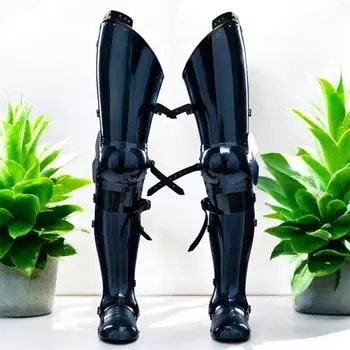 Стальной комплект леггинсов, Леггинсы средневекового рыцаря, Сапоги, Леггинсы для косплея и LARP,