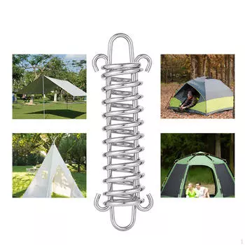 Стальной крепеж для троса палатки для приключений на открытом воздухе without carabiner