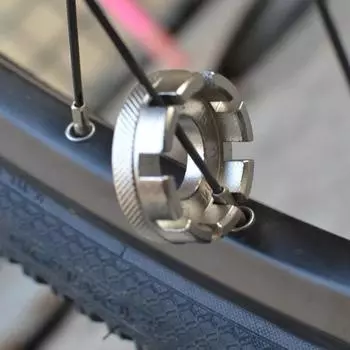 Стальной провод с 8 отверстиями, ключ для велосипедных спиц, MTB колесо, правильный инструмент для ремонта велосипедного колеса, инструмент для выпрямления обода, инструмент для велосипеда, аксессуар для велосипеда чёрный