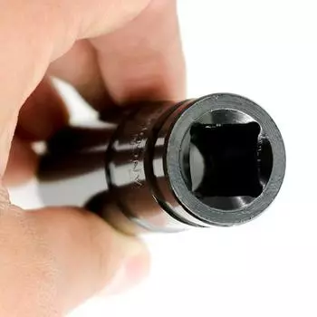 Стальной ударный гайковерт 1/2 дюйма, 150 мм, удлиненная часть машины 19mm