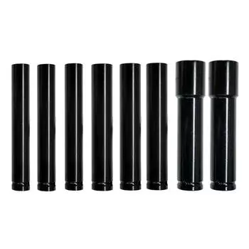 Стальной ударный гайковерт 1/2 дюйма, черный, расширенная часть машины 17mm