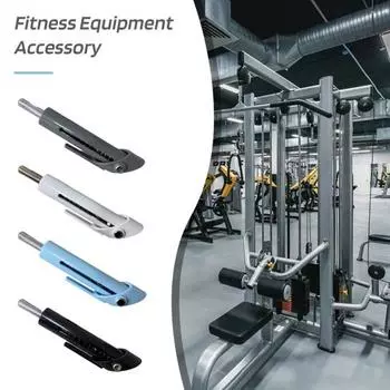 Стальной весовой штифт для спортзала с удобной ручкой, антикоррозийная весовая пластина с улучшенной нагрузкой на мышцы для домашнего спортзала, защелка для снижения веса для фитнеса чёрный