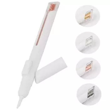 Стальные бусины 0,8 мм, набор точечных ручек, инструмент для маникюра и дизайна ногтей с икрой золотистый